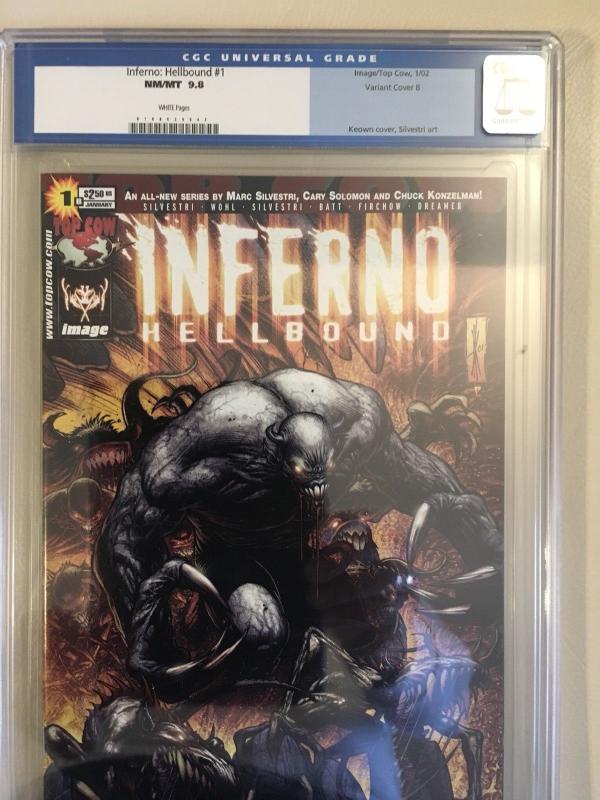 Inferno Hellbound #1B  Variant CGC 9.8- (Top Cow/Image-2002)