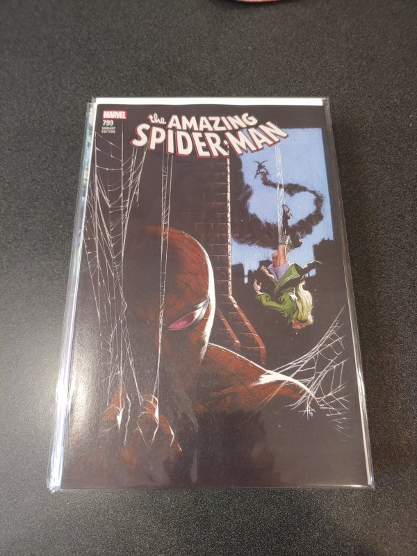 AMAZING SPIDER-MAN #799 LEG COMICXPOSURE DELLOTTO EXCLUSIVE