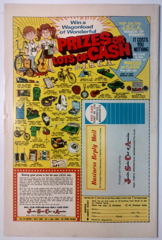 Conan the Barbarian #30 (5.5, 1973) Back Cover Damage