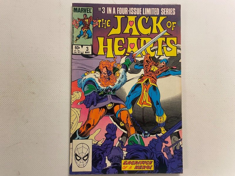 The Jack of Hearts Marvel Comics LTD Series  #3 Spider-man Avengers  29 KM1
