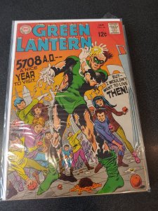 ​GREEN LANTERN 66 Jan 1969 VF- DC - BROOME! - SEKOWSKY! - JOE GIELLA!