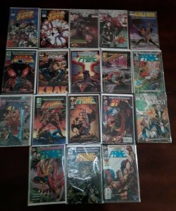 Lot of 61 Miscellaneous 1990s Comic Books bagged look at all pictures as some