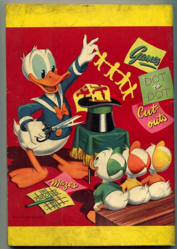 Walt Disney's Fun Book #2 1954- Donald Duck- Puzzles VG