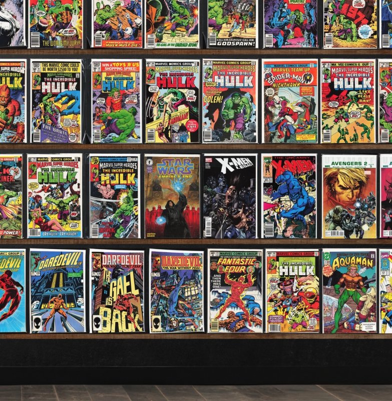 Huge Lot 150+ Comics with Marvel Super Heroes, The Incredible Hulk & More!