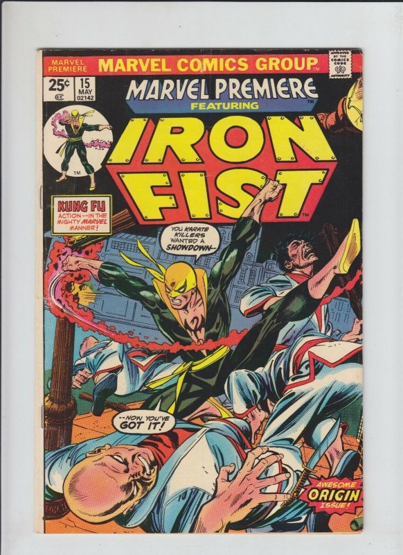 Marvel Premiere #15 FN; Marvel | 1st Appearance of Iron Fist; we combine shippin 