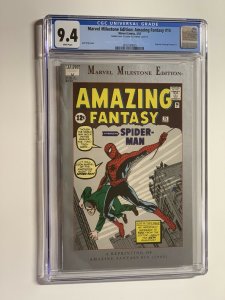 amazing fantasy 15 CGC 9.4 double cover marvel milestone edition 1992