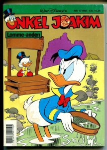 Onkel Joakim #6 1988-Disney-Danish-Uncle Scrooge-Carl Barks-Mickey Mouse-VG