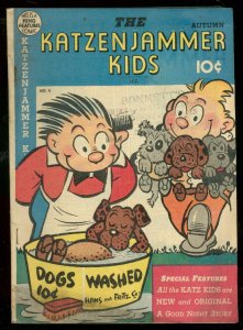 KATZENJAMMER KIDS #6 1948-DOG WASHING COVER-SLAPSTICK VG-