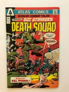 SET OF 3 ATLAS COMICS~ SGT. STRIKER'S DEATH SQUAD #1-#3 1975 VG/FINE (A173)