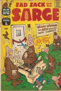 Sad Sack And The Sarge #58 FAIR ; Harvey | low grade comic October 1966 Baker