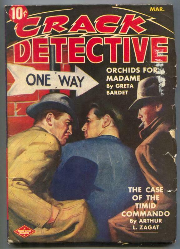 Crack Detective Pulp March 1943- Orchids For Madame VG+