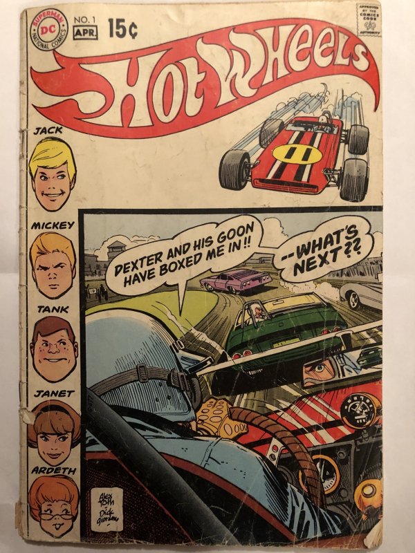 Hot Wheels #1, good, Toth&Giordano!! Great team