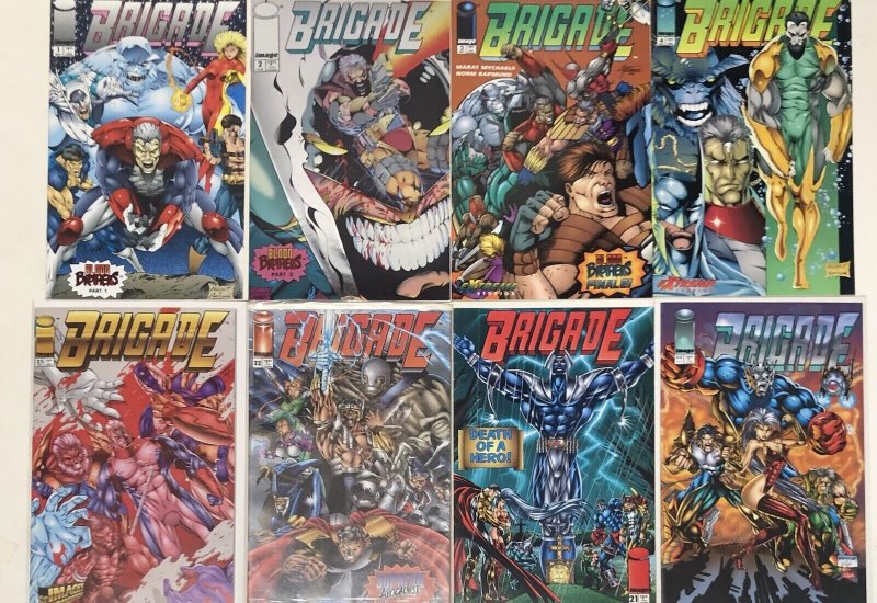 Brigade Set Issues # 0-25 Missing # 23-24 (1993) • Image Comics • Rob Liefeld
