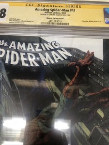 Amazing Spider-Man (2024) #41 (CGC 9.8) Signed Simone Bianchi * Variant Cover