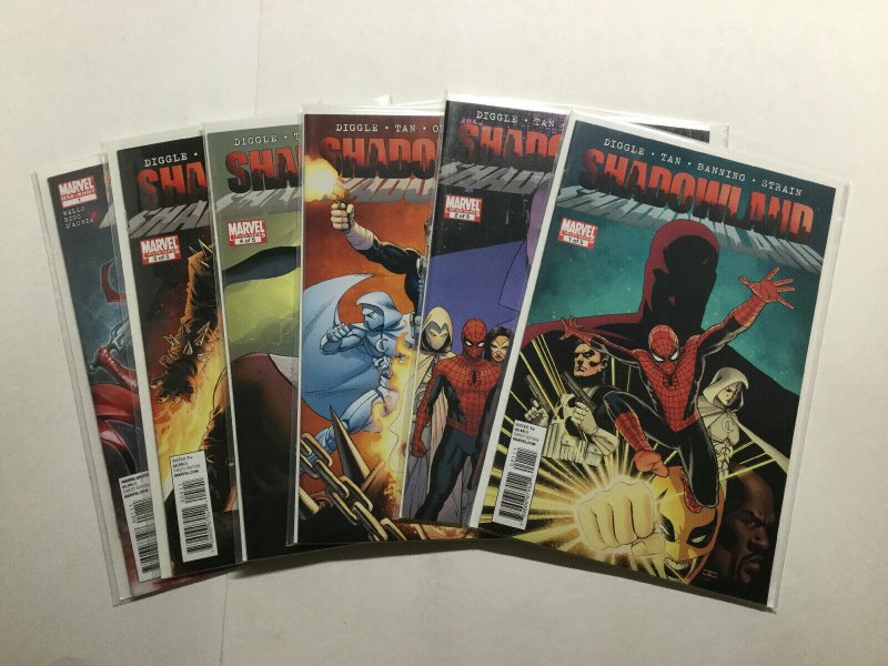 Shadowland 1-5 1 2 3 4 5 Elektra One-Shot Limited Series Lot Marvel