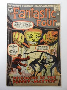 Fantastic Four #8 (1962) VG Condition moisture stain