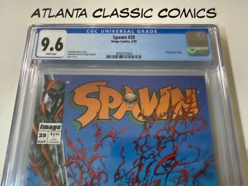 Spawn # 29 CGC Graded 9.6 Image Comic Book Todd McFarlane JH17