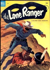 LONE RANGER #61-HIGH GRADE 1953-DELL TONTO  SILVER FN/VF