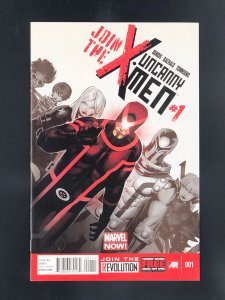 Uncanny X-Men #1 (2013) 1st App of Goldballs & Debut of Magneto’s White Suit