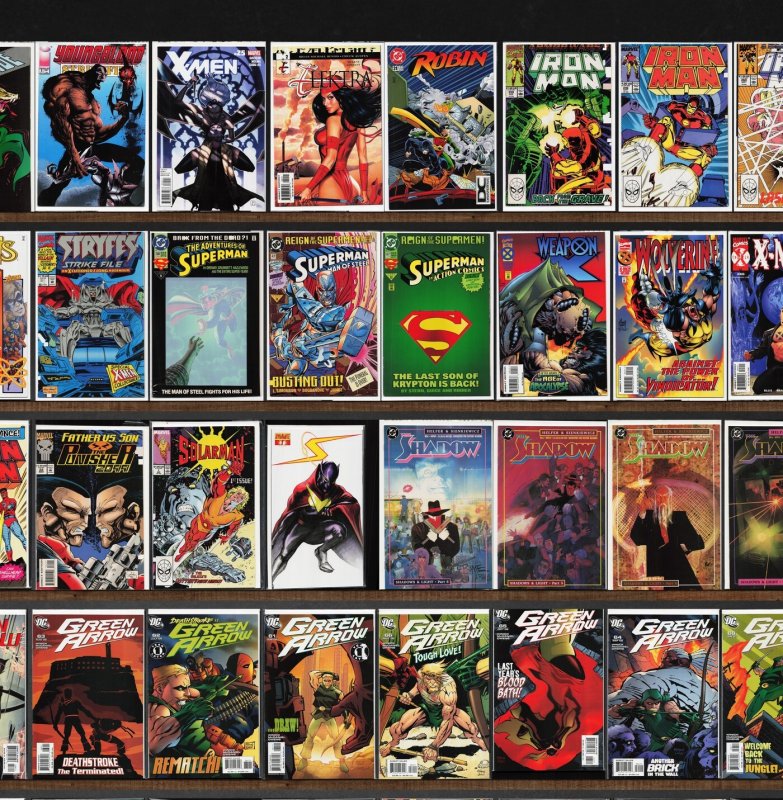 Huge Lot 150+ Comics with Green Arrow, Iron Man & More!