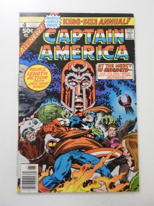 Captain America Annual #4 (1977) VG/FN Condition!