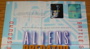 Aliens/Predator poster - promotion for customizable card game 1997