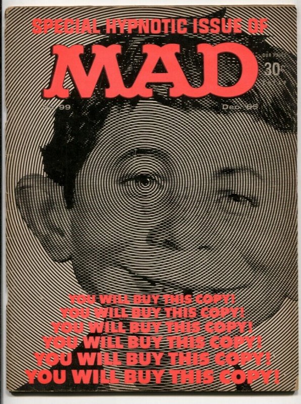 MAD Magazine #99 1965- Special Hypnotic Issue VG