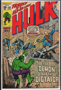 The Incredible Hulk #133 (1970) Hulk