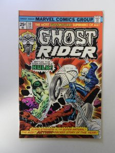 Ghost Rider #10 (1975) VG- condition moisture damage