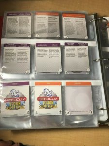 Heroclix Feat Cards Collection Prerequisite Action Cards Game Pieces Binder MFT4