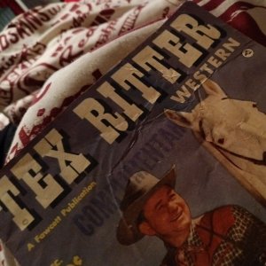 Tex Ritter #14 precode 1952 Fawcett Golden Age Western photo cover action hero
