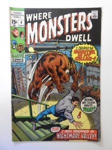Where Monsters Dwell #4  (1970) VG Condition!