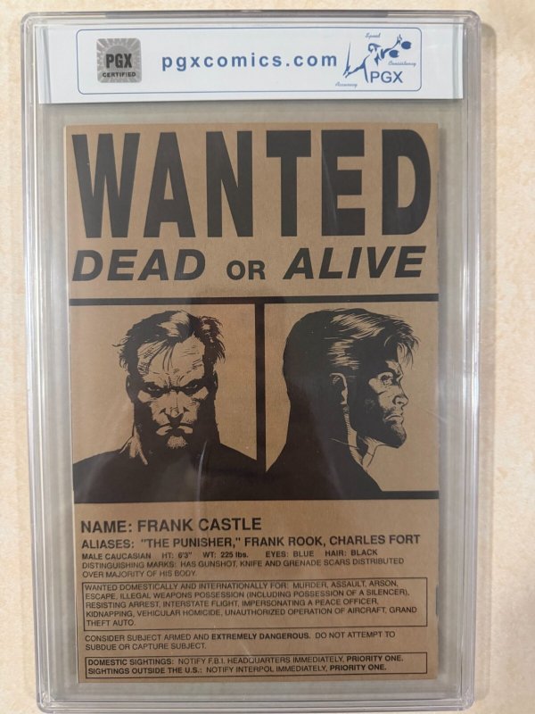 The Punisher #57 PGX 9.2 White Pages Marvel 1991 Jim Lee Cover