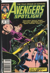 Avengers Spotlight #24 (1989) Firebird