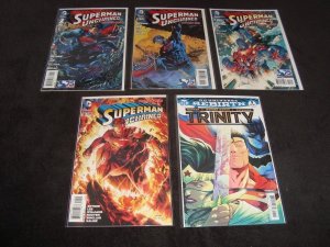 LOT OF 17 MODERN SUPERMAN RELATED COMICS - FREE SHIPPING