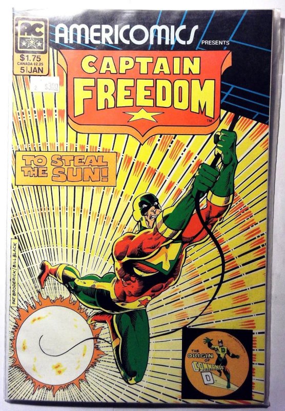 Americomics (Captain Freedom) #5 (1983) AC Comics 1st Print Comic Book