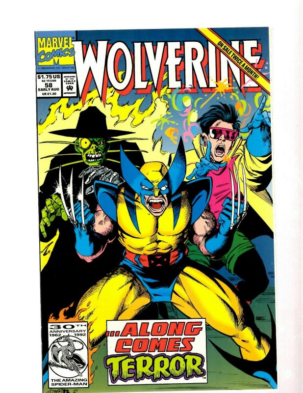 Lot of 12 Wolverine Marvel Comic Books #52 53 54 55 56 57 58 59 60 61 62 63 GK43