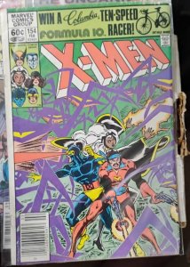 UNCANNY X-MEN # 154 1982 MARVEL DISNEY   STAR JAMMERS NEWSTAND  CLAREMONT