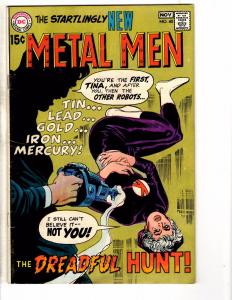 Metal Men # 40 VG DC Silver Age Comic Book Dreadful Hunt Robots Gold Iron DK1