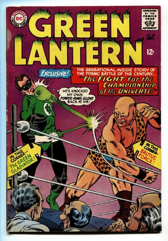 GREEN LANTERN #39-Second appearance of BLACK HAND.-DC comic book