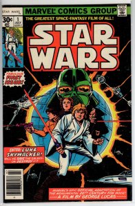 Star Wars #1 Second Print 30-Cent Cover (1977) 7.5 VF- 350