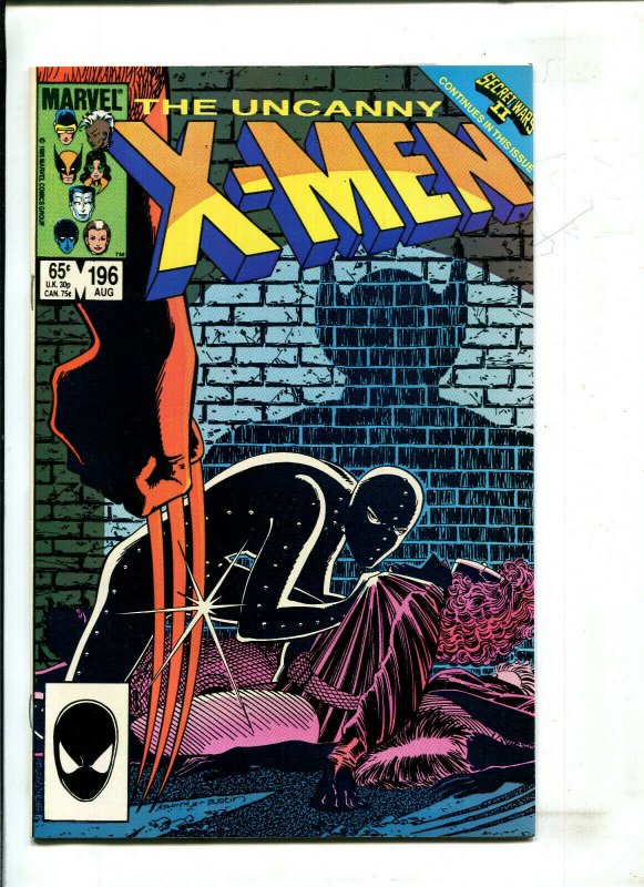 UNCANNY X-MEN #196 (DIRECT EDITION) - WHAT WAS THAT?!! (9.2) 1985
