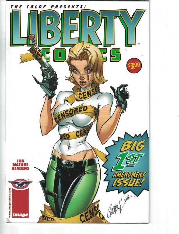 CBLDF: Liberty Comics #1 VF J. Scott Campbell variant - the boys amazon