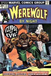 Werewolf By Night (1972 series)  #25, VF+ (Stock photo)