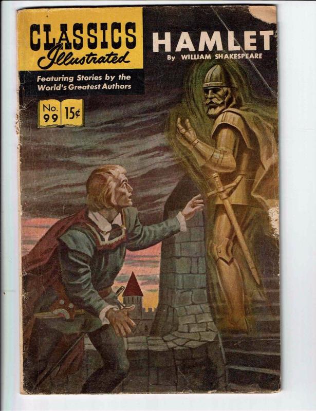 3 Classics Illustrated Gilberton Comics # 99 100 101 Hamlet William Tell HRN J86