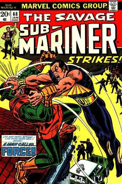 Sub-Mariner (1968 series) #68, VF+ (Stock photo)