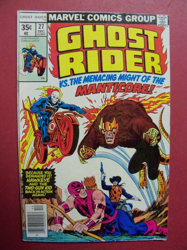 GHOST RIDER #27  (4.0  OR BETTER)  MARVEL COMICS