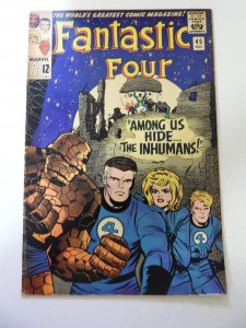 Fantastic Four #45 (1965) 1st App of the Inhumans & Lockjaw! VG+ Con see desc