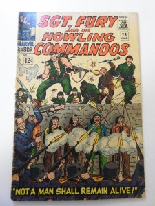 Sgt. Fury #28 (1966) VG- Condition 1 in spine split