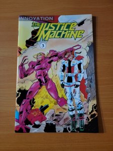The Justice Machine #3 ~ NEAR MINT NM ~ 1990 Innovation Comics